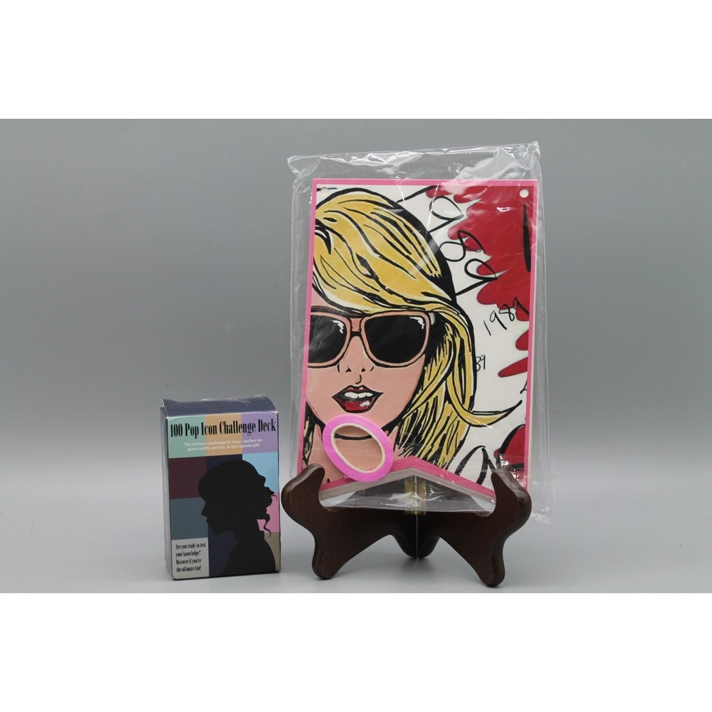 Taylor Swift Party Set Pop Icon Trivia Game & New Eras Style Garland Decorations
